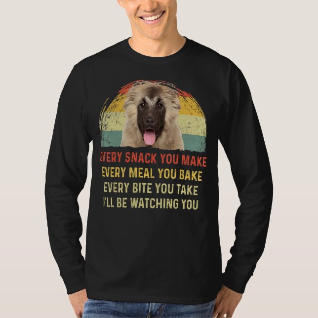 Camiseta Cada refrigerio que haces a un pastor caucásico (Anverso)