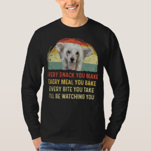 Camiseta Cada refrigerio que haces a un perro con crema chi