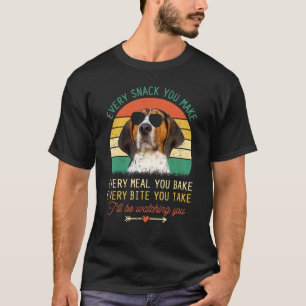 Camiseta Cada refrigerio que haces a un perro trotando a Wa