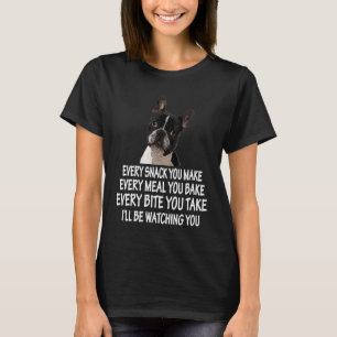Camiseta Cada refrigerio que haces Bulldog francés a mamá y