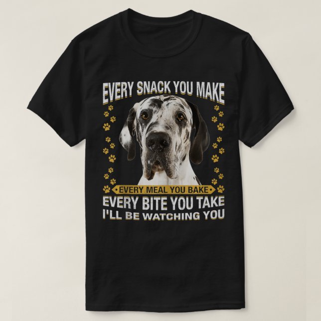 Camiseta Cada refrigerio que haces gracioso papá de perro (Diseño del anverso)
