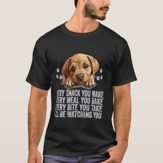 Camiseta Cada refrigerio que haces gracioso perro Bulldog d