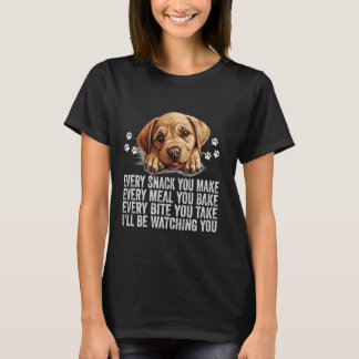 Camiseta Cada refrigerio que haces gracioso perro Bulldog d