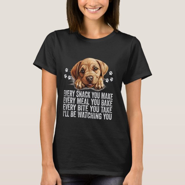 Camiseta Cada refrigerio que haces gracioso perro Bulldog d (Anverso)