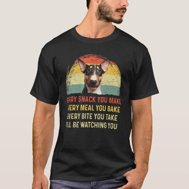 Camiseta Cada refrigerio que haces mamá de Perro Tradiciona (Anverso)