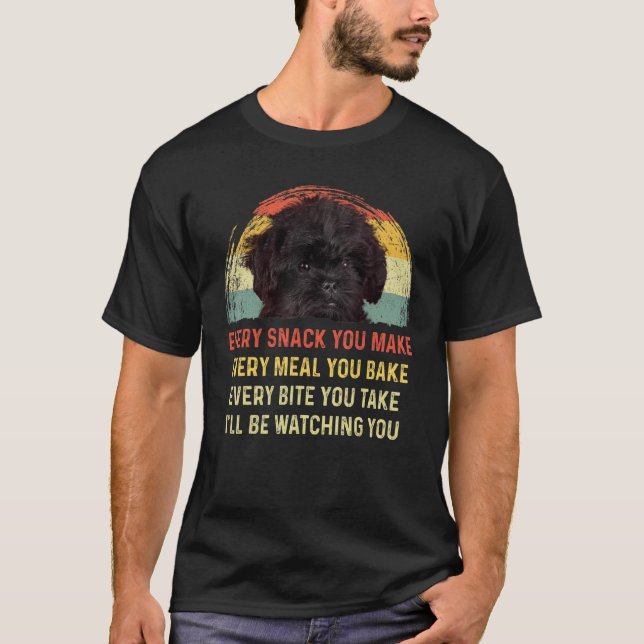 Camiseta Cada refrigerio que haces papá de perro de Affenpi (Anverso)