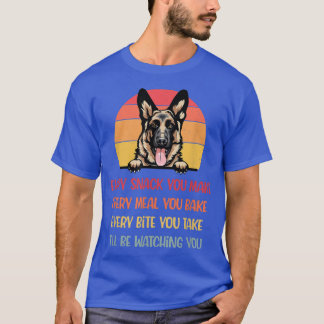 Camiseta Cada refrigerio que haces perro pastor alemán