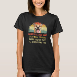 Camiseta Cada refrigerio que haces retro a un perro de Corg
