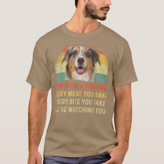 Camiseta Cada refrigerio que haces retro al perro de Austra