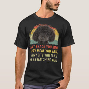 Camiseta Cada refrigerio que haces retro de perro canino
