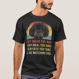 Camiseta Cada refrigerio que haces retro de perro canino