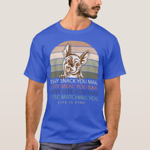 Camiseta Cada refrigerio que hagas, estaré vigilando al pro