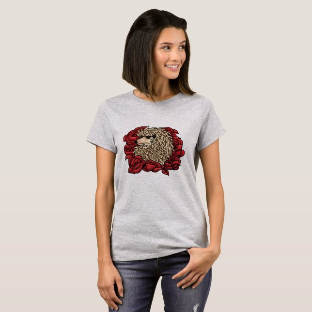 Camiseta Cada rosa tiene su… (Anverso completo)