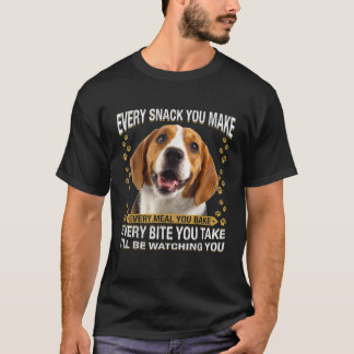 Camiseta Cada Snack Que Haces Divertido Perro Beagle Mamá P