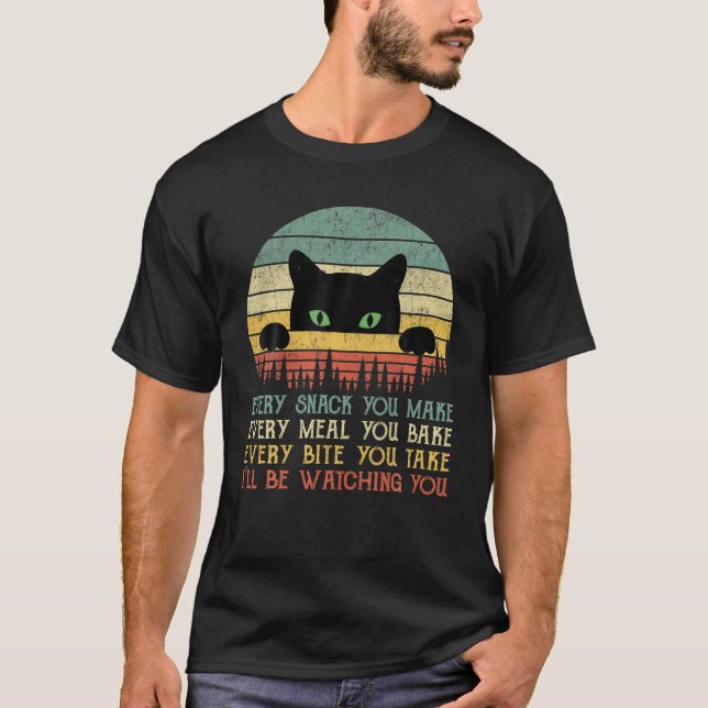 Camiseta Cada Snack Que Haces Gato Gracioso Mamá, Gato Mamá (Anverso)