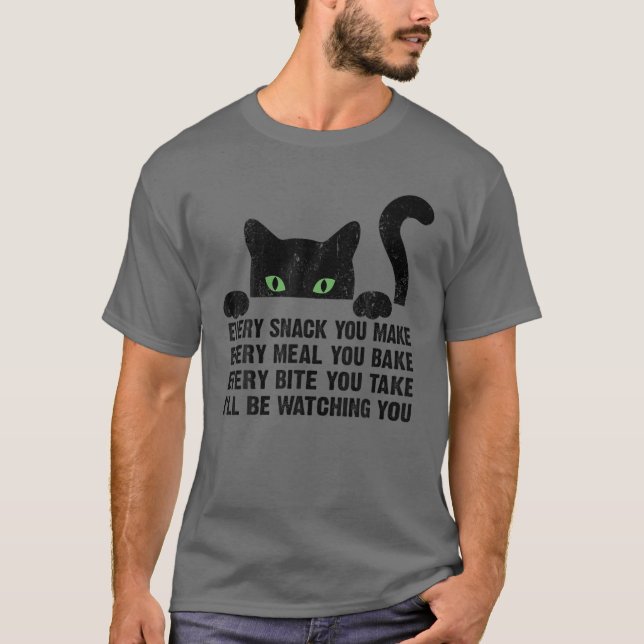 Camiseta Cada Snack Que Haces Gato Gracioso Mamá, Gato Mamá (Anverso)