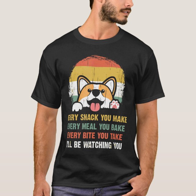 Camiseta Cada Snack Que Hagas Corgi Perro (Anverso)