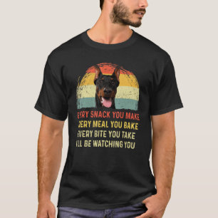 Camiseta Cada Snack Que Hagas Doberman Perro Mamá Perro Pap