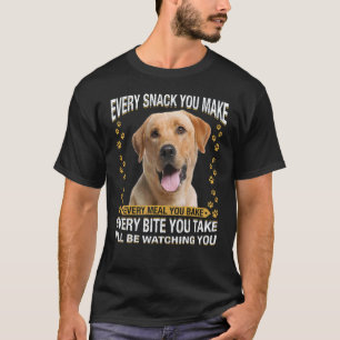 Camiseta Cada Snack Que Hagas Labrador Retriever Perro Mam