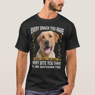 Camiseta Cada Snack Que Hagas  Labrador Retriever Perro Mam