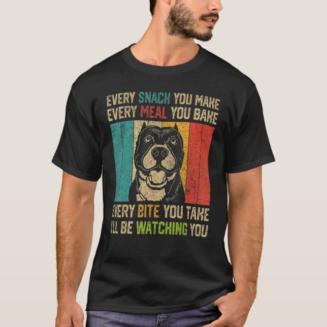 Camiseta Cada Snack Que Hagas  Pitbull (Anverso)