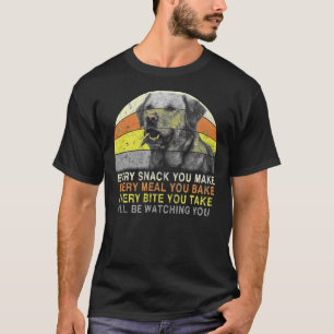 Camiseta Cada Snack Que Hagas Te Observaré Labrador