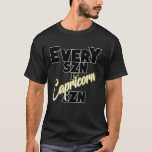 Camiseta Cada SZN es CAPRICORN SZN