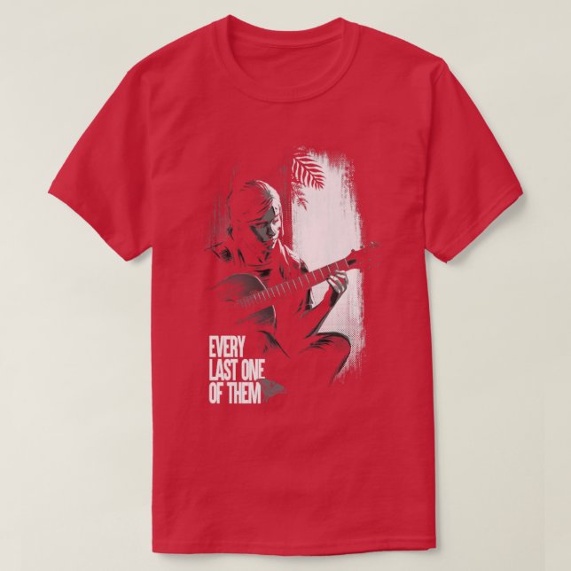 Camiseta Cada último de ellos Ellie con guitarra el último (Diseño del anverso)