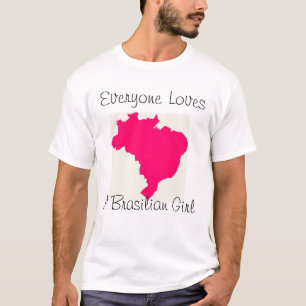 Camiseta Cada uno ama a un chica brasileño