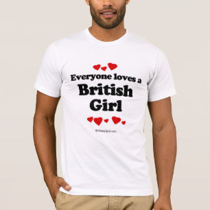 Camiseta Cada uno ama a un chica británico