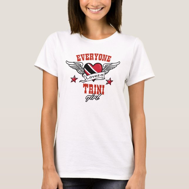 Camiseta Cada uno ama a un chica de Trini (Anverso)