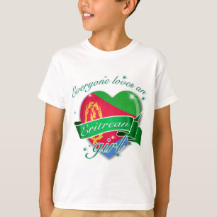 Camiseta Cada uno ama a un chica del Eritrean