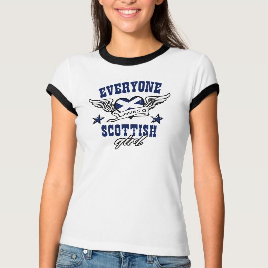 Camiseta Cada uno ama a un chica escocés