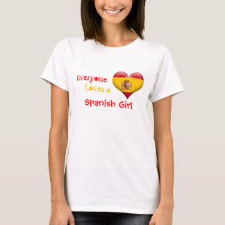 Camiseta Cada uno ama a un chica español