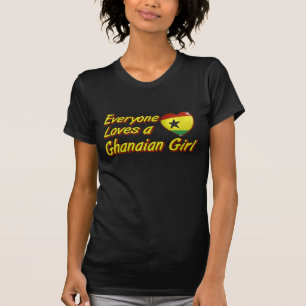 Camiseta Cada uno ama a un chica ghanés