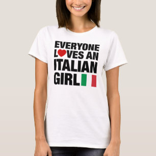 Camiseta Cada uno ama a un chica italiano