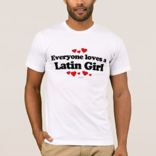 Camiseta Cada uno ama a un chica latino