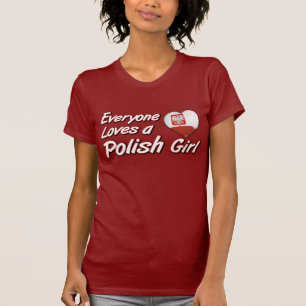 Camiseta Cada uno ama a un chica polaco