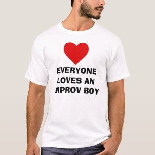 CAMISETA CADA UNO AMA A UN MUCHACHO DE IMPROV