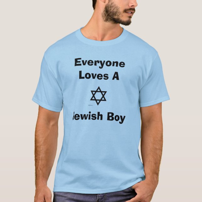 Camiseta Cada uno ama a un muchacho judío (Anverso)