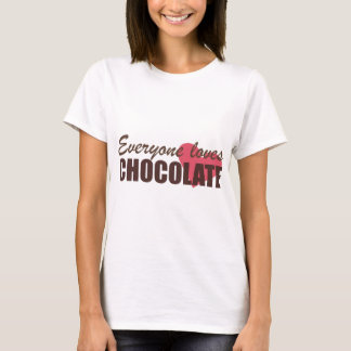 Camiseta Cada uno ama el chocolate
