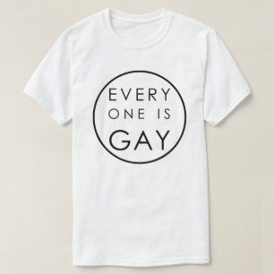 CAMISETA CADA UNO ES UN PEQUEÑO GAY, PERSONALIZABLE
