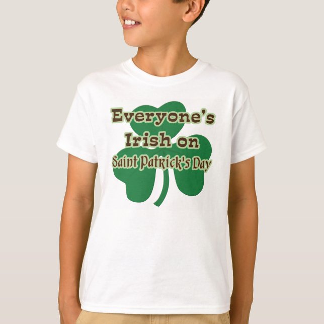 Camiseta Cada uno irlandés (Anverso)