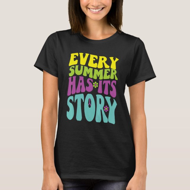 Camiseta Cada verano tiene su historia (Anverso)
