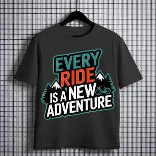 Camiseta Cada viaje es una nueva aventura - ciclismo