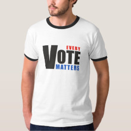 Camiseta Cada voto importa - tu voto es tu poder