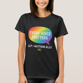 Camiseta Cada Voz Aliado de SLP Autismo