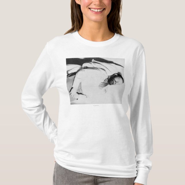 Camiseta Cadáver de la fotografía proscrita de Jesse James (Anverso)