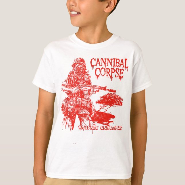 Camiseta Cadáveres De Caníbal - Mercancía Oficial - Seguir (Anverso)