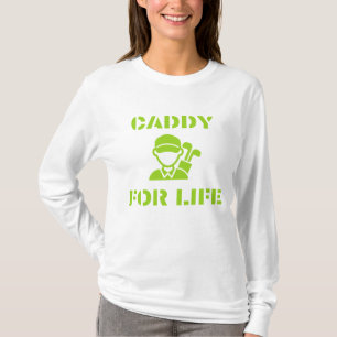 Camiseta Caddie de Golf para toda la vida Cotización Verde